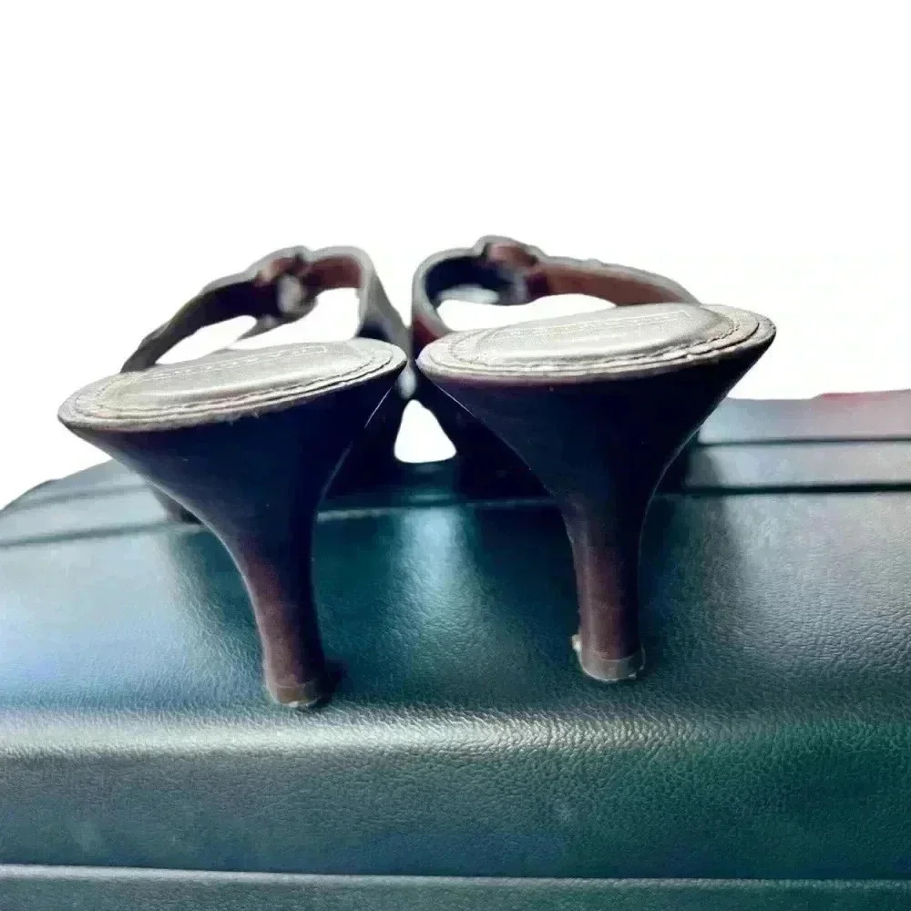 Harold’s 100% Leather kitten heel new brown - Picture 2 of 6